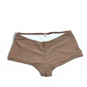Hapari Brown Boyshort Swim Bottoms 🤎